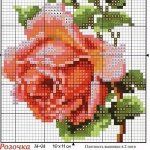 Схемы для вышивки красивейших роз