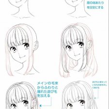 Пошаговые уроки рисования аниме персонажей