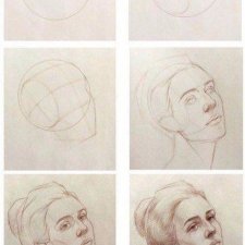 Уроки рисования академического рисунка головы человека