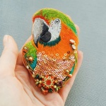 Идеи для создания прекрасных брошей в виде птиц