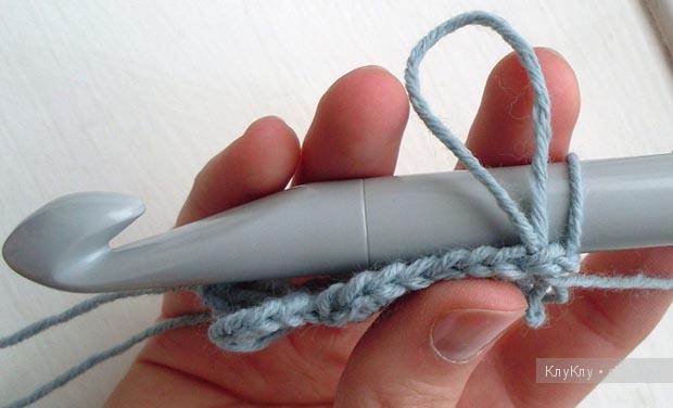 Вязание браслета крючком. Схема