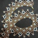 Плетем ожерелье Винтажное из бисера
